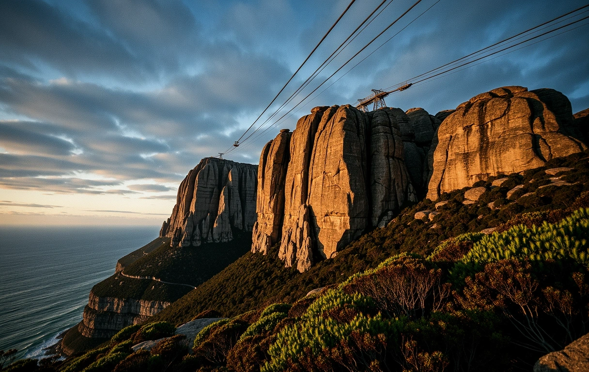 Table Mountain granite cliffs