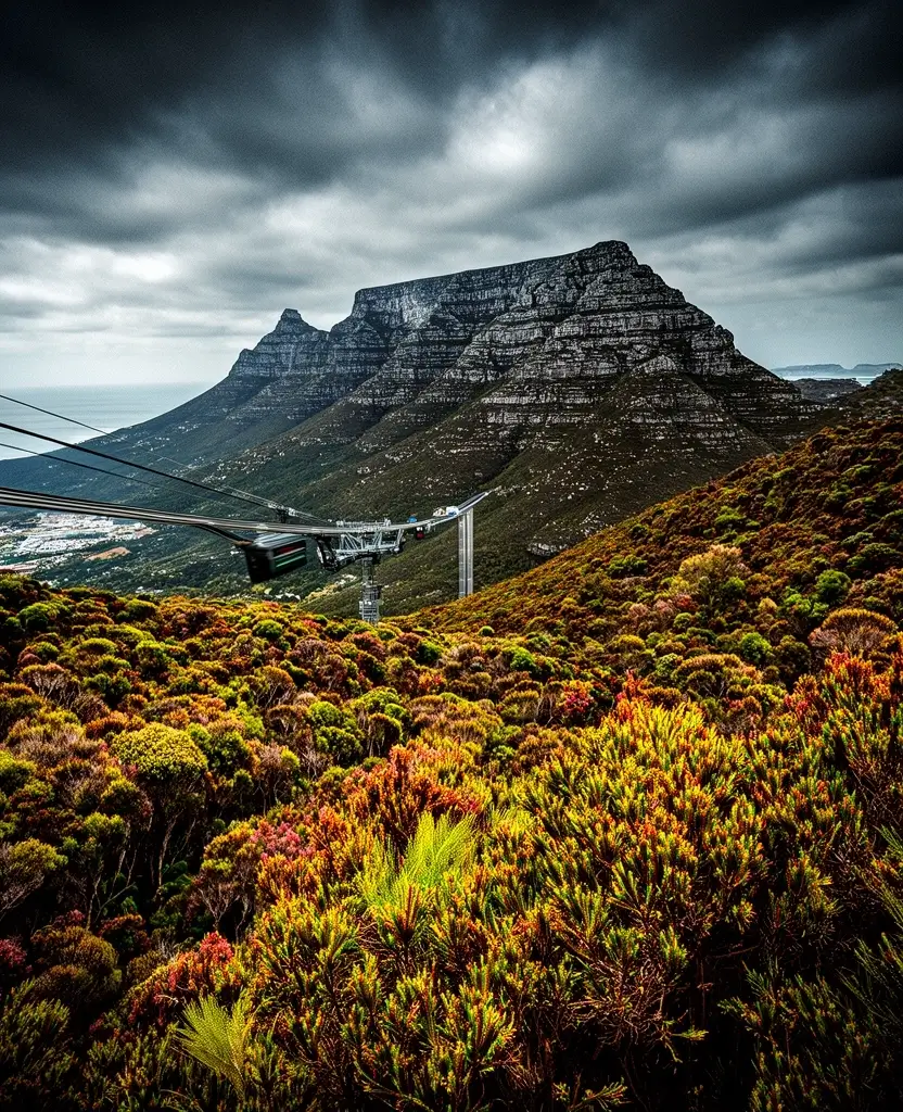 Endemic Fynbos on Table Mountain