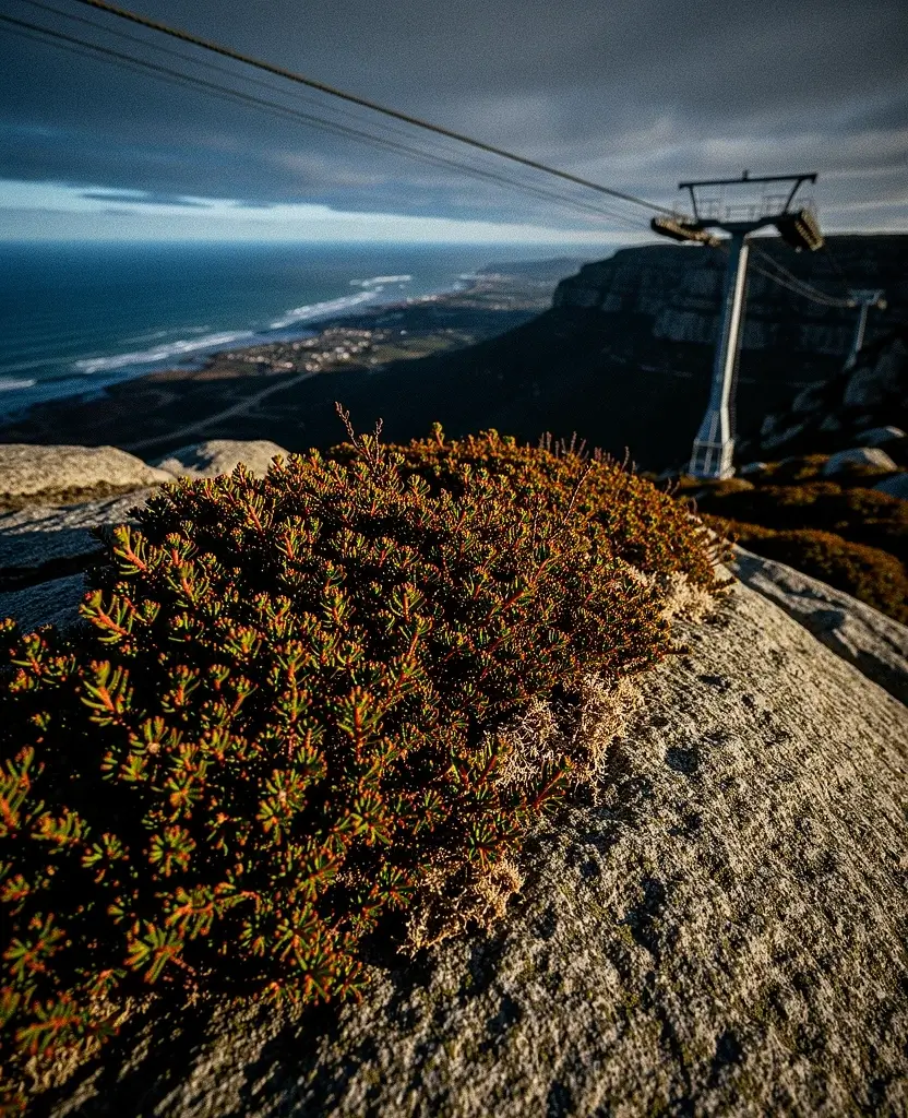 Detail of Table Mountain fynbos